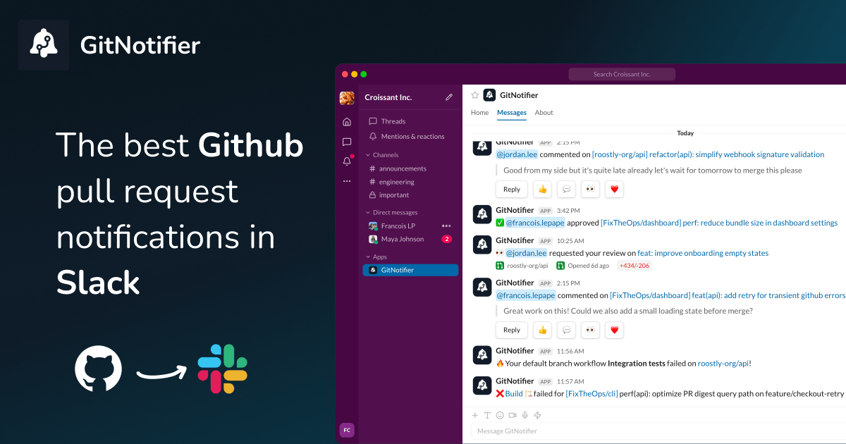 GitNotifier preview